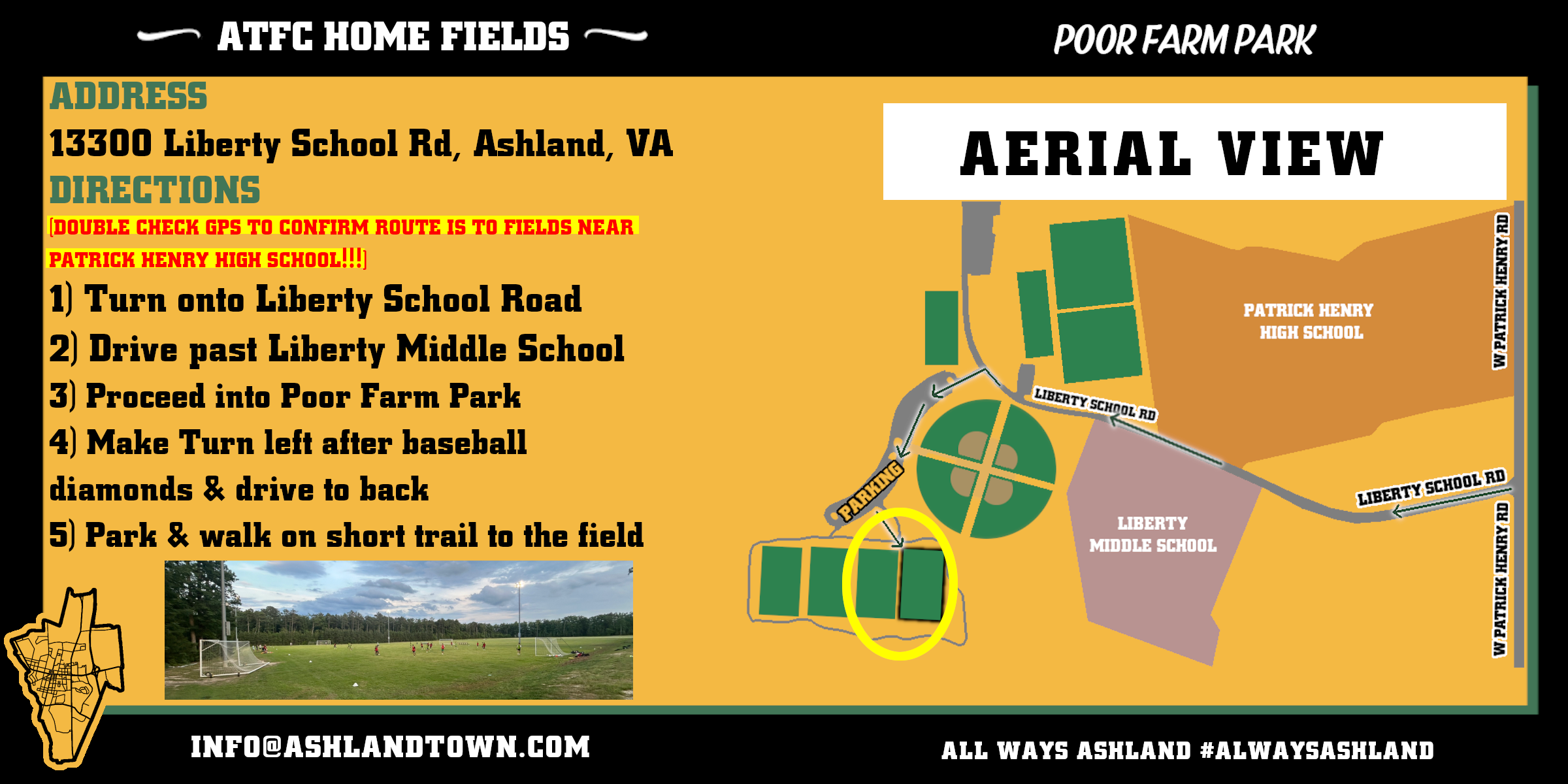 Poor Farm Park playing fields